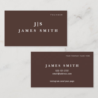 Luxury Small Business Business Card | Editable
