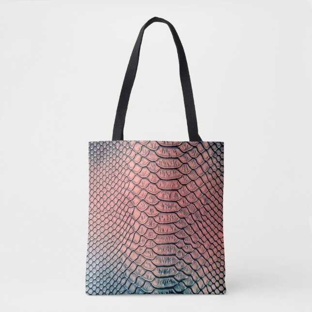 Luxury snake skin texture backgroundtexture,leathe tote bag (Front)
