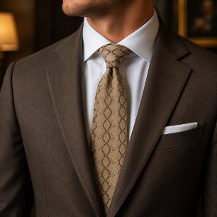 Luxury Snakeskin Pattern Elegant Old Money Tie