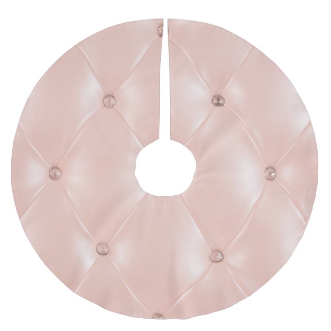 Luxury Sofa: Old Rose Texture Brushed Polyester Tree Skirt (Front)