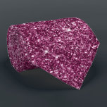 Luxury Sparkly Wine Glitter Tie<br><div class="desc">Modern luxury sparkly dark wine with some dusty pink glitter graphic art design. Reddish purple... purplish red. Trendy novelty gift for your special event. A faux glitter look with some extra sparkles that you can copy and paste if want to add some more to the design... of you can delete...</div>