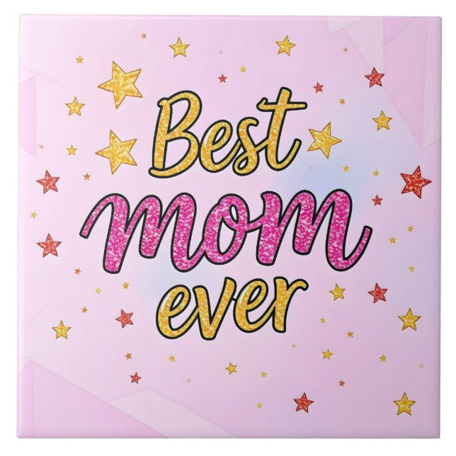 Luxury Stars Popular Gift Collection Ceramic Tile (Front)