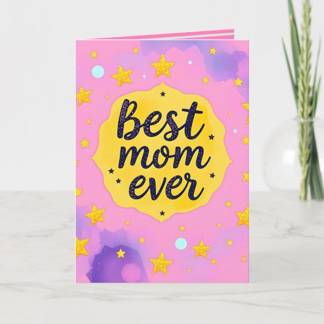 Luxury Stars Trendy Gift Collection Card (Front)