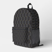 Luxury style black Backpack