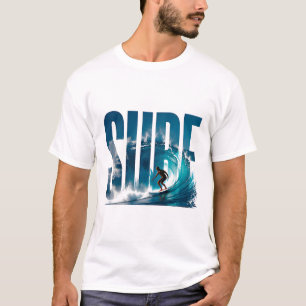Luxury Surf Editorial Ocean Sports Graphic T-Shirt