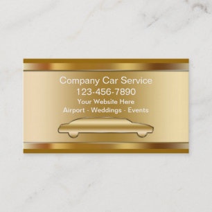 Luxury Taxi Business Cards