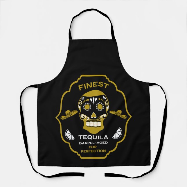 Luxury Tequila Gift Apron (Front)