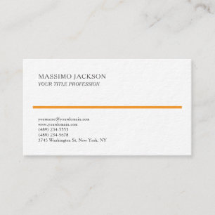Luxury Thick Classical Plain Professional Business Card