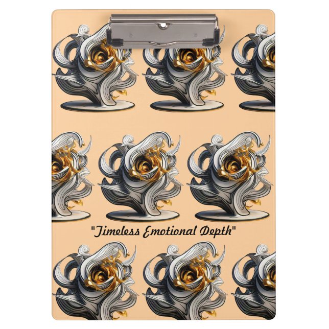 "Luxury through Contrasts" Clipboard (Front)