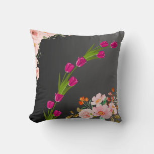 Luxury throw pillow, Decorative bed pillow, Cushion