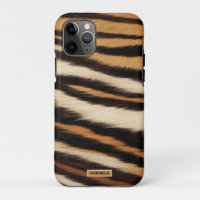 Luxury Tiger Skin Faux Fur Wild Animal Stripe