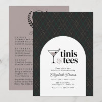 Luxury Tinis & Tees Golf Bachelorette Weekend