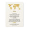 Luxury Travel World Map Wedding Details