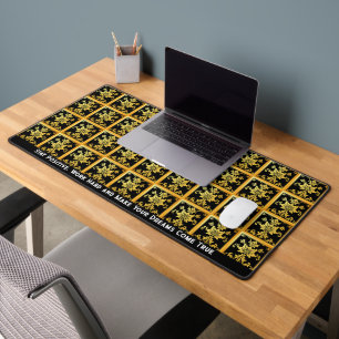 Luxury Trendy Elegant Floral Collection Desk Mat