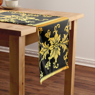 Luxury Trendy Elegant Floral Collection Long Table Runner