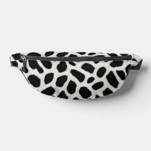 Luxury Trendy White Leopard Elegant Collection Bum Bags