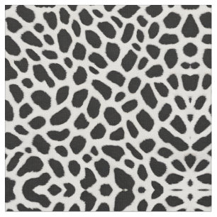 Luxury Trendy White Leopard Elegant Collection Fabric