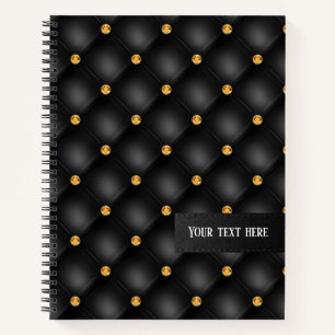 Luxury Tufted Texture Notebook