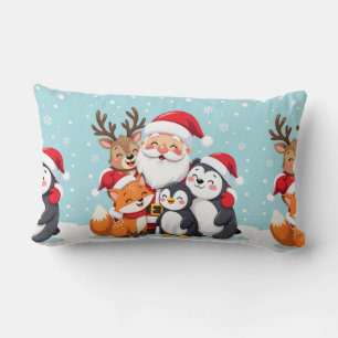 Luxury Velvet Christmas Throw Pillow