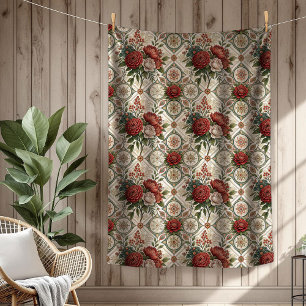 Luxury Vintage Blanket Classic Rose Patterns