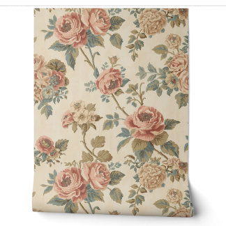 Luxury Vintage Indira Floral Wallpaper