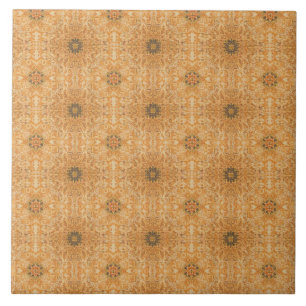 Luxury Vintage Islamic Geometric Sand Terracotta  Ceramic Tile