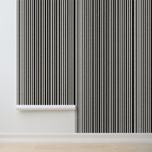Luxury Vintage Parisian French Minimalist Black  Wallpaper