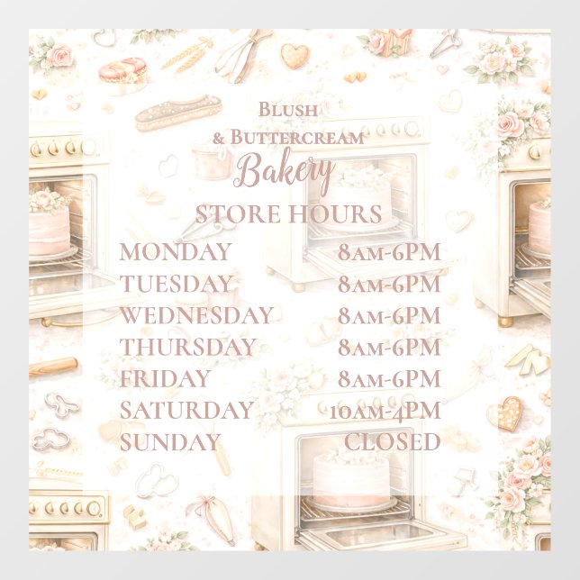 Luxury Vintage Patisserie Bakery Business (Sheet)