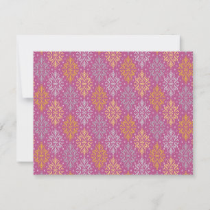 Luxury Vintage Pattern Save The Date