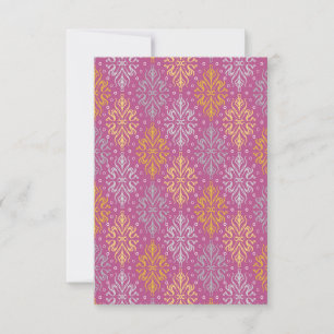Luxury Vintage Pattern Save The Date
