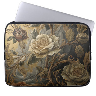 Luxury, Vintage,The Beauty of Roses , Laptop Sleeve