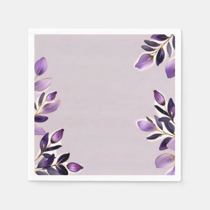 Luxury Watercolor Eucalyptus Napkin