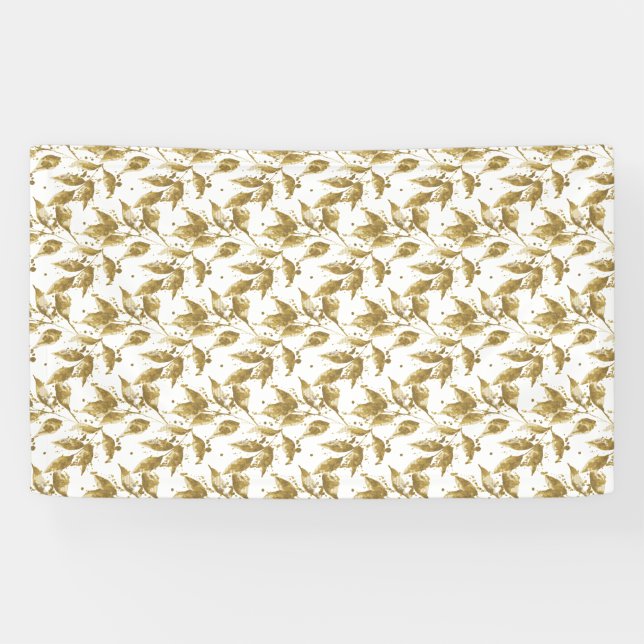 Luxury Wedding Banner | Elegant Botanical Décor (Horizontal)