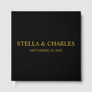 Luxury Wedding Guest Book , Personalised name 