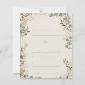 Luxury Wedding Invitation – Minimalist Ivory style