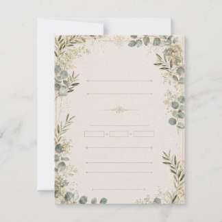 Luxury Wedding Invitation – Minimalist Ivory style