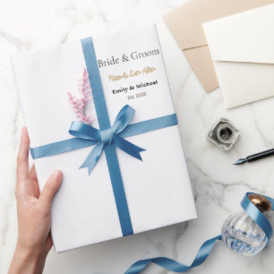 Luxury Wedding Wrap Custom Matte Paper