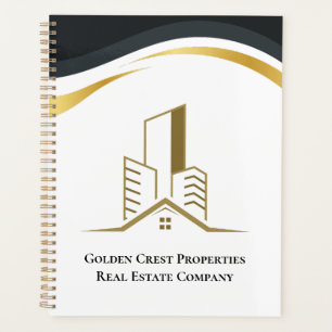 Luxury White & Gold Personalised Real Estate Planner