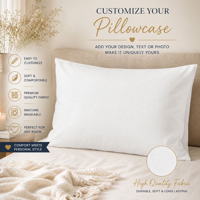Luxury White Minimalist Pillowcase (Creator Uploaded)