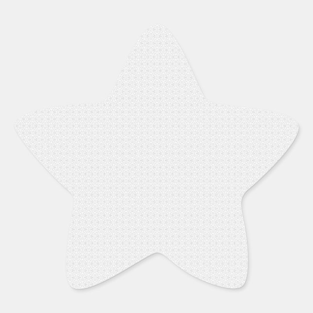 Luxury White Monogram File Folder Set Star Sticker (Front)