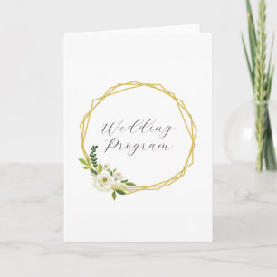 Luxury White Rose Floral Frame Program