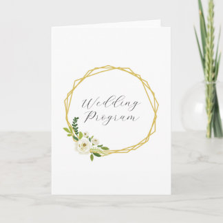 Luxury White Rose Floral Frame Program
