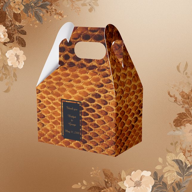 luxury wild snake skin animal wedding favour box (Creator Uploaded)
