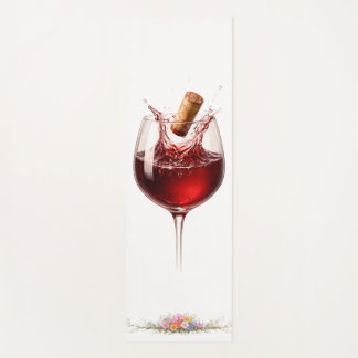 Luxury Wine Glass Splash Bath Towel Yoga Mat