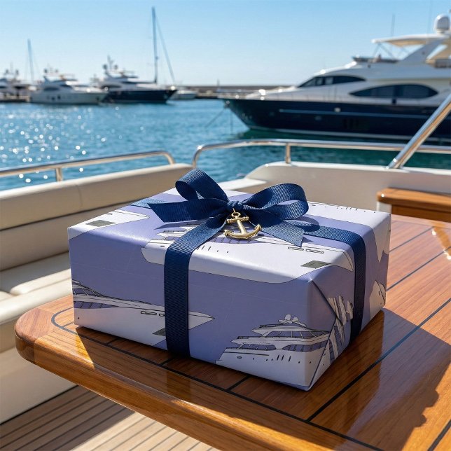 Luxury Yacht Wrapping Paper (Creator Uploaded)