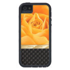 Luxury Yellow Rose w Custom Name iPhone 5 Case