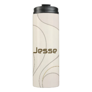 Luxury Yoga Modern Pattern Collection Thermal Tumbler