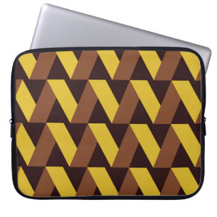 Luxury Zig-Zag Line Seamless Pattern Laptop Sleeve