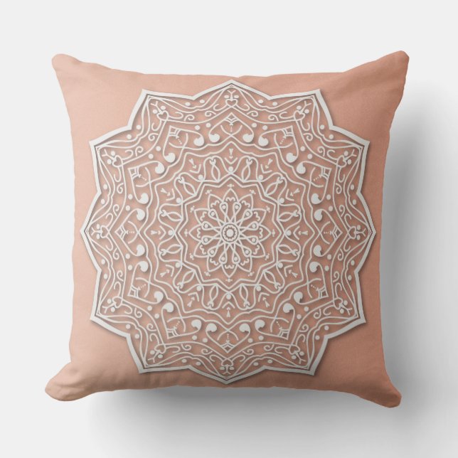 Luxxe Mandala Lace Pillow (Front)