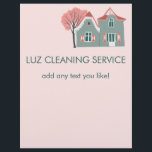 LUZ CLEANING Custom Flyer<br><div class="desc">Change everything on this custom flyer,  add your own text and change the sizes of things. Thank you!</div>